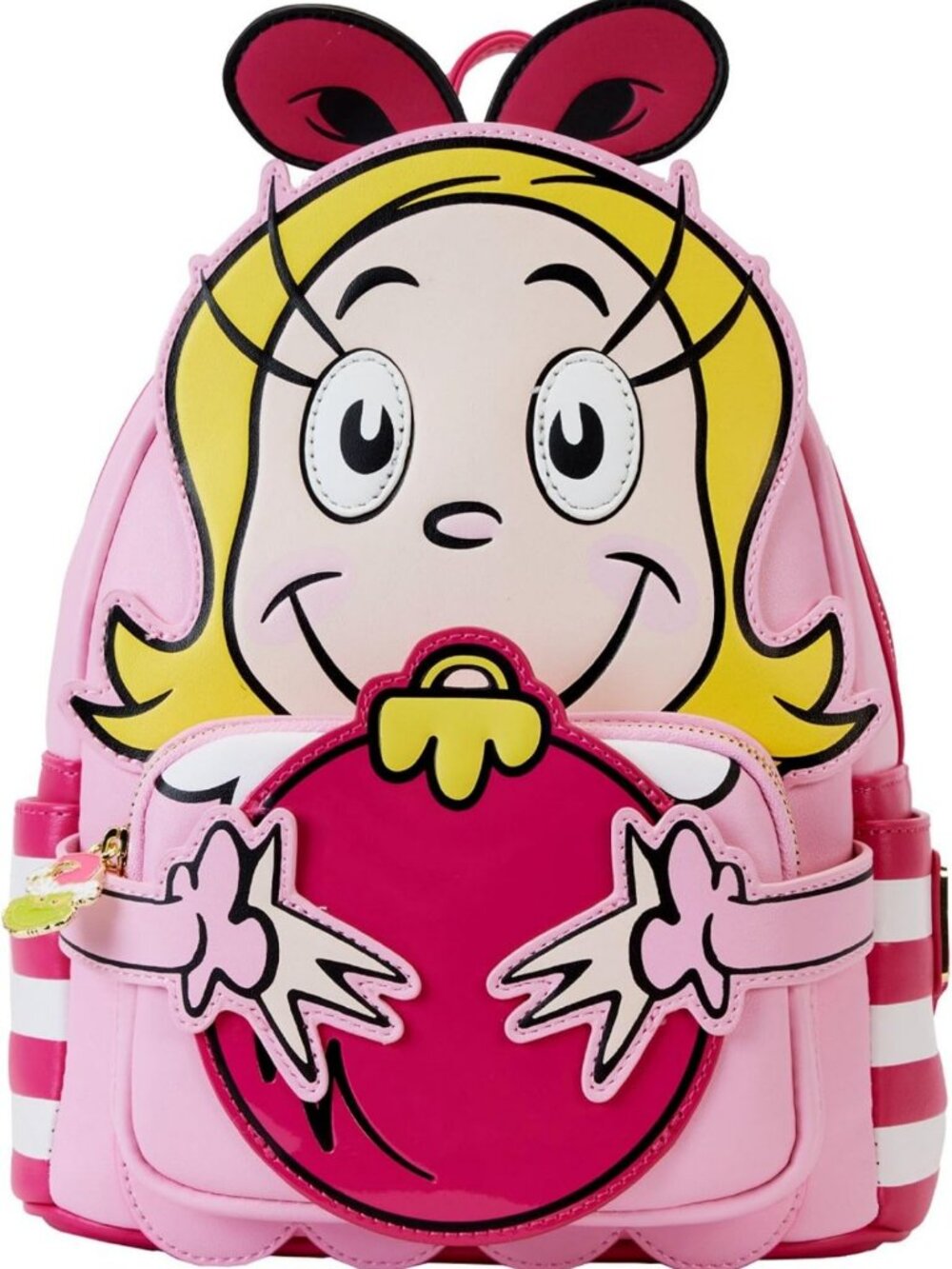 Cozy Grinch Cindy Lou Who Cosplay Double Strap Shoulder Bag - Fun & Stylish!